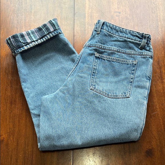 L.L. Bean Denim - VTG LL Bean Flannel Lined Original Fit/Relaxed Jeans Size 14